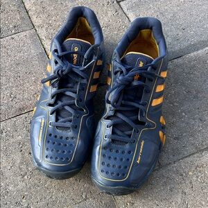 Adidas Men's Blue and Orange Athletic Shoes